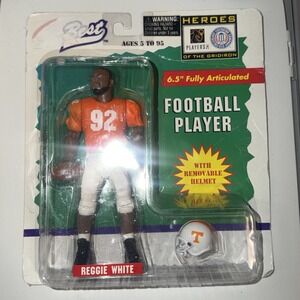 1997 Best Heroes of the Gridiron Reggie White Action Figure Tennessee Volunteers